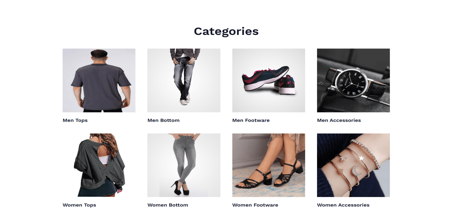 All In One Ecommerce Store Categories